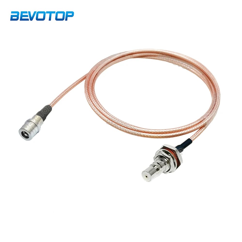 1Pcs QMA Male Plug to Waterproof QMA Female Bulkhead Jack RG316 RF Coaxial Cable 50 Ohm 10cm-15m