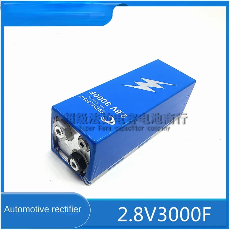 GDCPH Super Electric Super Large Capacity Automotive Electronic Rectifier 2.8V3000F Screw Hole Capacitor 3000F 2.8V