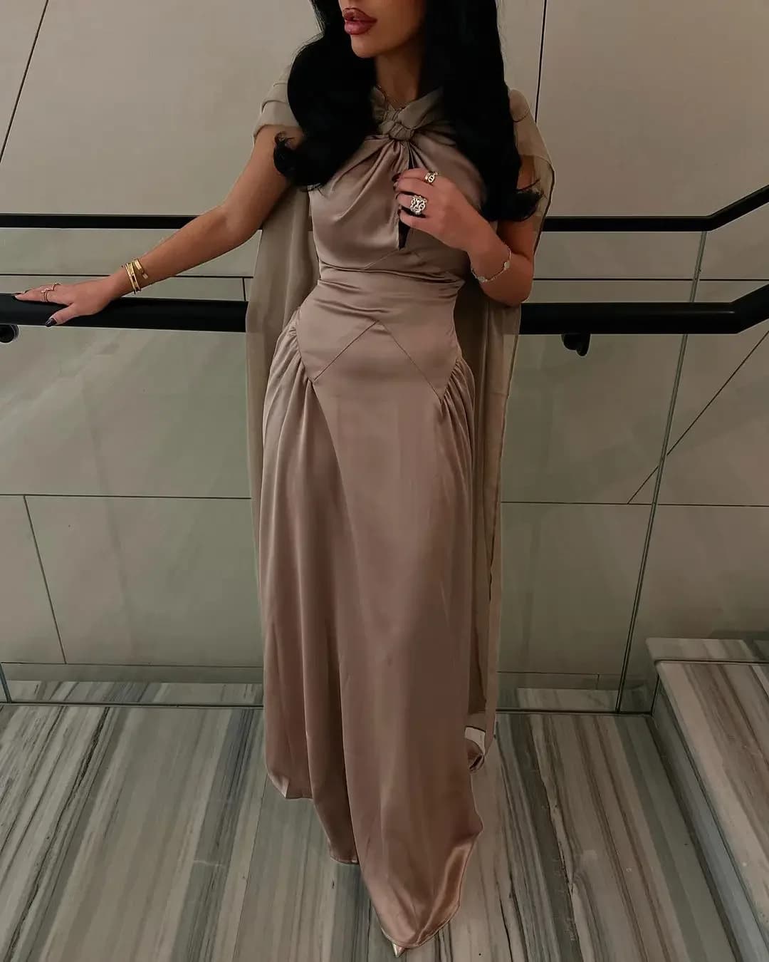 customized Prom Dresses Mermaid Vintage Mermaid Evening Dresses Sleeveless Hlater Floor Length Pleated Elegant Party Dresses