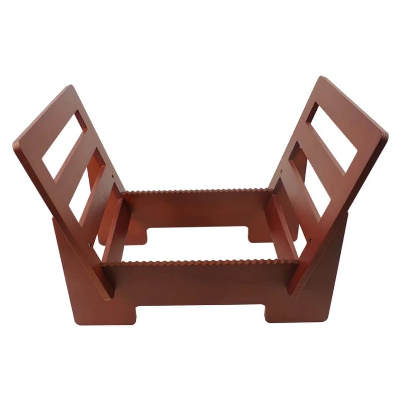 Vinyl Record Storage Holder Large Capacity Display Stand With Clear Acrylic Ends Wooden For LP Album Deskop Rack