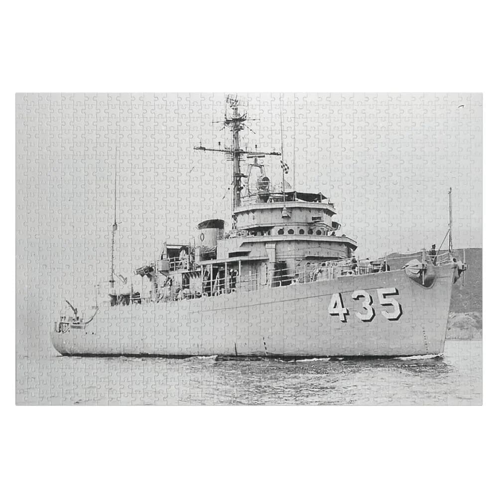 USS ENDURANCE (MSO-435) SHIP'S STORE Jigsaw Puzzle Personalised Toys Wooden Name Custom Kids Toy Puzzle