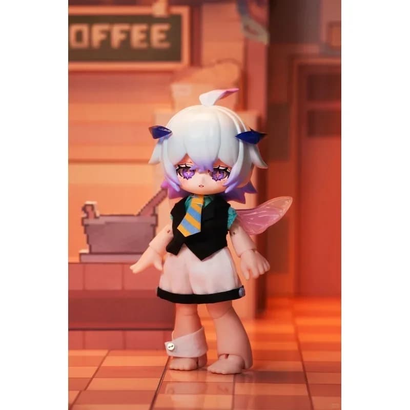 Kukaka Insect Cafe Series Blind Box BJD Mystery Box Action Anime Figures Caja Misteriosa Random Blind Box Figure Kawaii Model