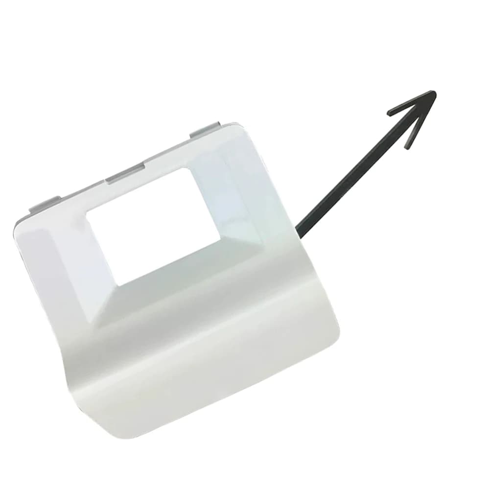 NEW 64772-60010-A0 Tailgate Spare Wheel Camera Cover Cap with Hole Fit for Toyota Land Cruiser Prado 150 Series White Plastic