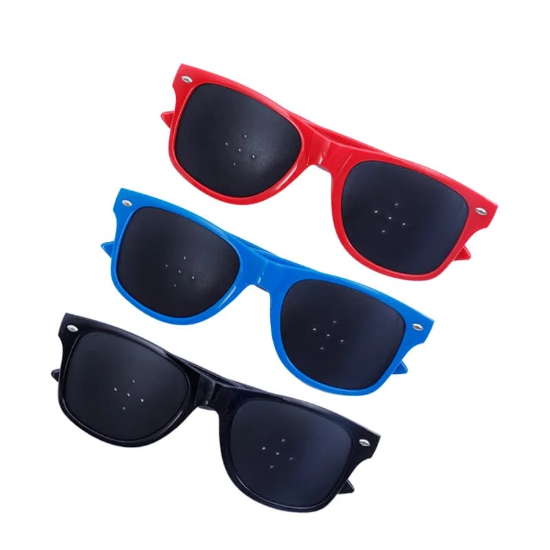 Small hole glasses strabismus myopia astigmatism amblyopia hyperopia five hole frame children adults