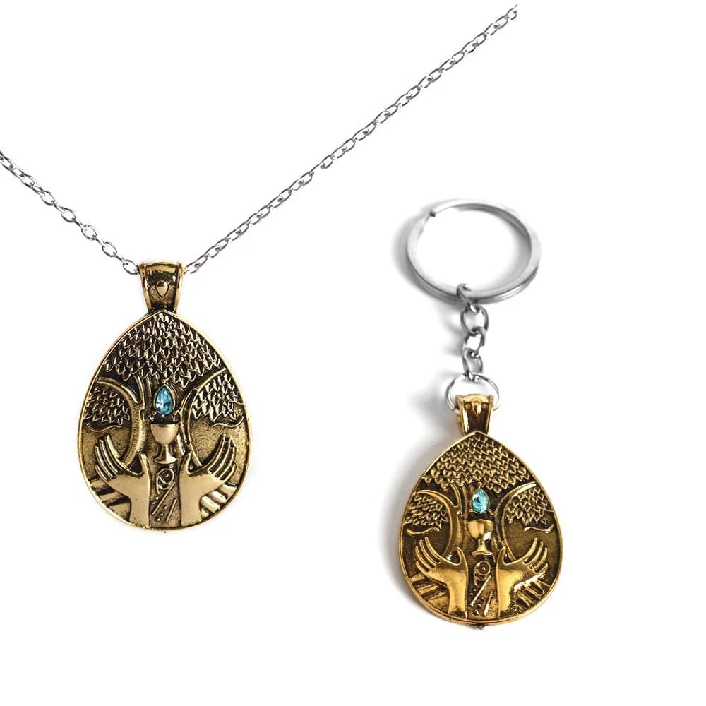 Game Elden Cosplay Vintage Necklace Unisex Pendant Jewelry Accessories for Men Women Chain Fans Gifts