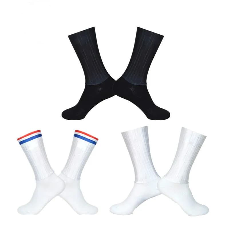 White Cycling Road Men Seamless Black Bicycle Socks Socks Outdoor Brand Racing Bike Bicycle Calcetines Ciclismo D005