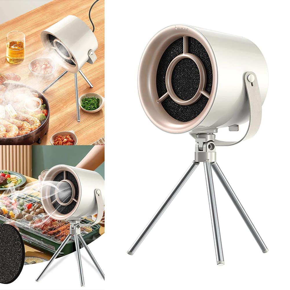 New USB Desktop Range Hoods Portable Exhaust Fan Small Kitchen Hood Extractor Barbecue Large Suction Cooker Hood