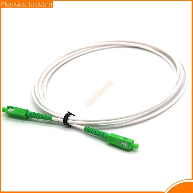Fiber Optic Wire APC SC to SC Optical Single-mode 1-core Indoor Extension Cable Simplex Convert Patch Cord 1/3M/5M/10M/20M/30M
