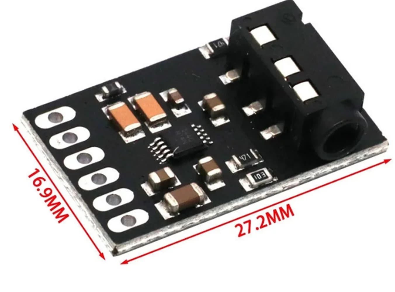 CS4344 chip audio DAC module DA stereo digital to analog converter data acquisition and output circuit board