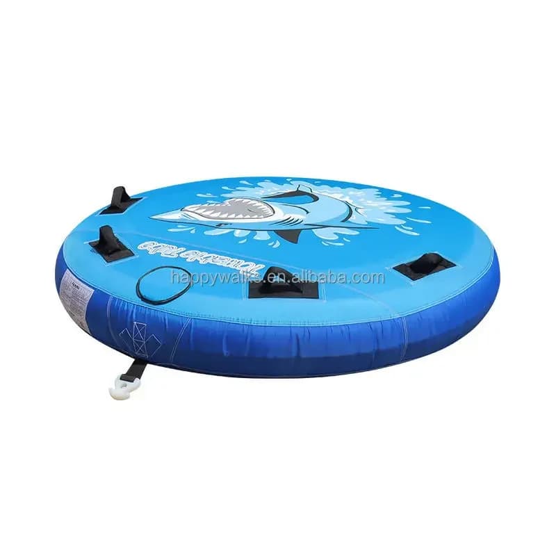 Inflatable Towable Tube Water Toys For Boating With Full Nylon Cover For Youth Adult