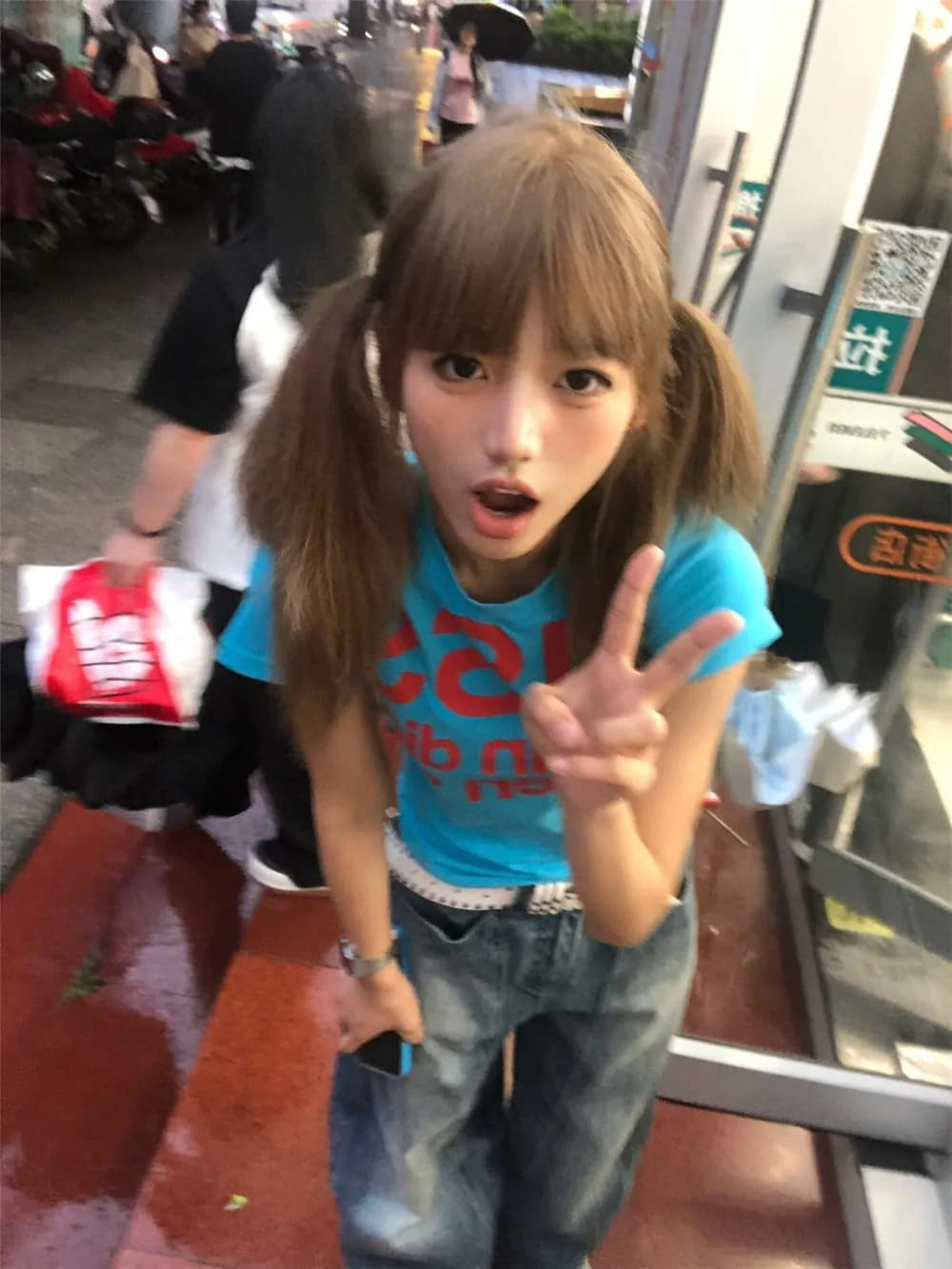 Y2k Letter Print T-shirt American Japanese Retro 90s Fashion 2000s Style Crop Top Vintage Harajuku Short Sleeve Shirt Streetwear