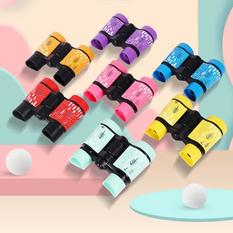 Professional 4X30mm Kids Binocular Telescope Rubber Children Educational Learning Telescope Folding Optics Telescope for Camping