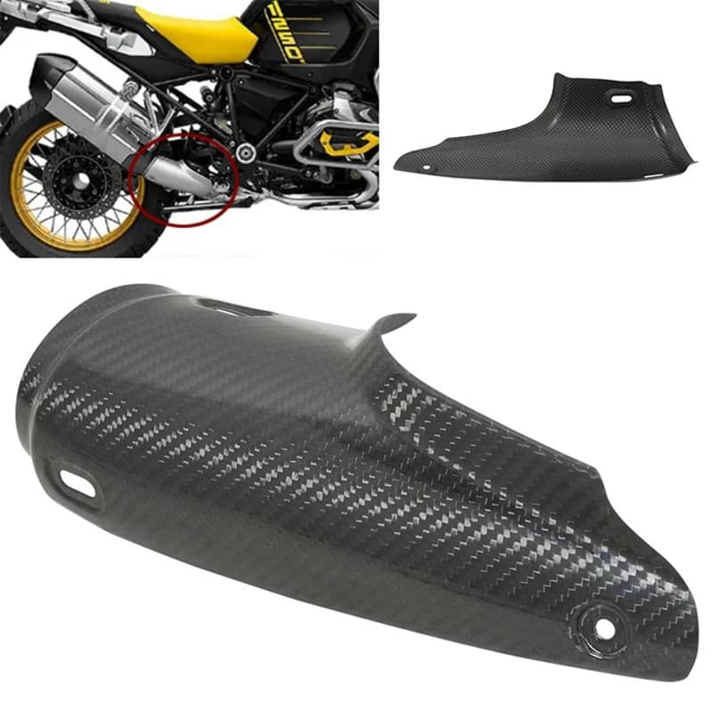 Motorcycle Exhaust Muffler Pipe Heat Insulation Cover For BMW R1200GS 2013-2018 R1250GS 2019-2023