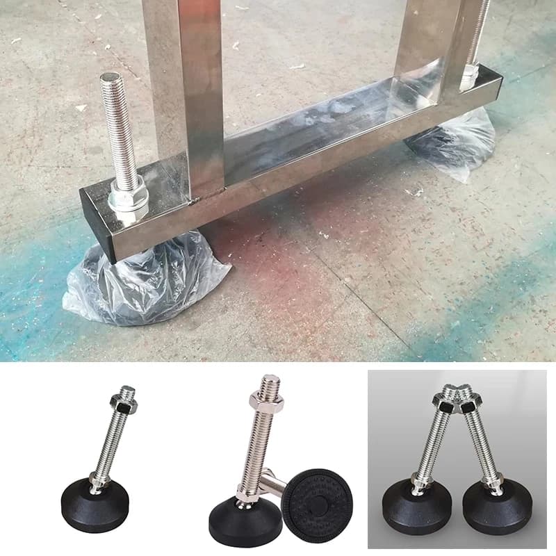 4pcs M8 M10 M12 M16 Directional Adjusting Foot Nylon Universal Hooves Fixed Anchor Cup DIY Hardware for Aluminum Profile