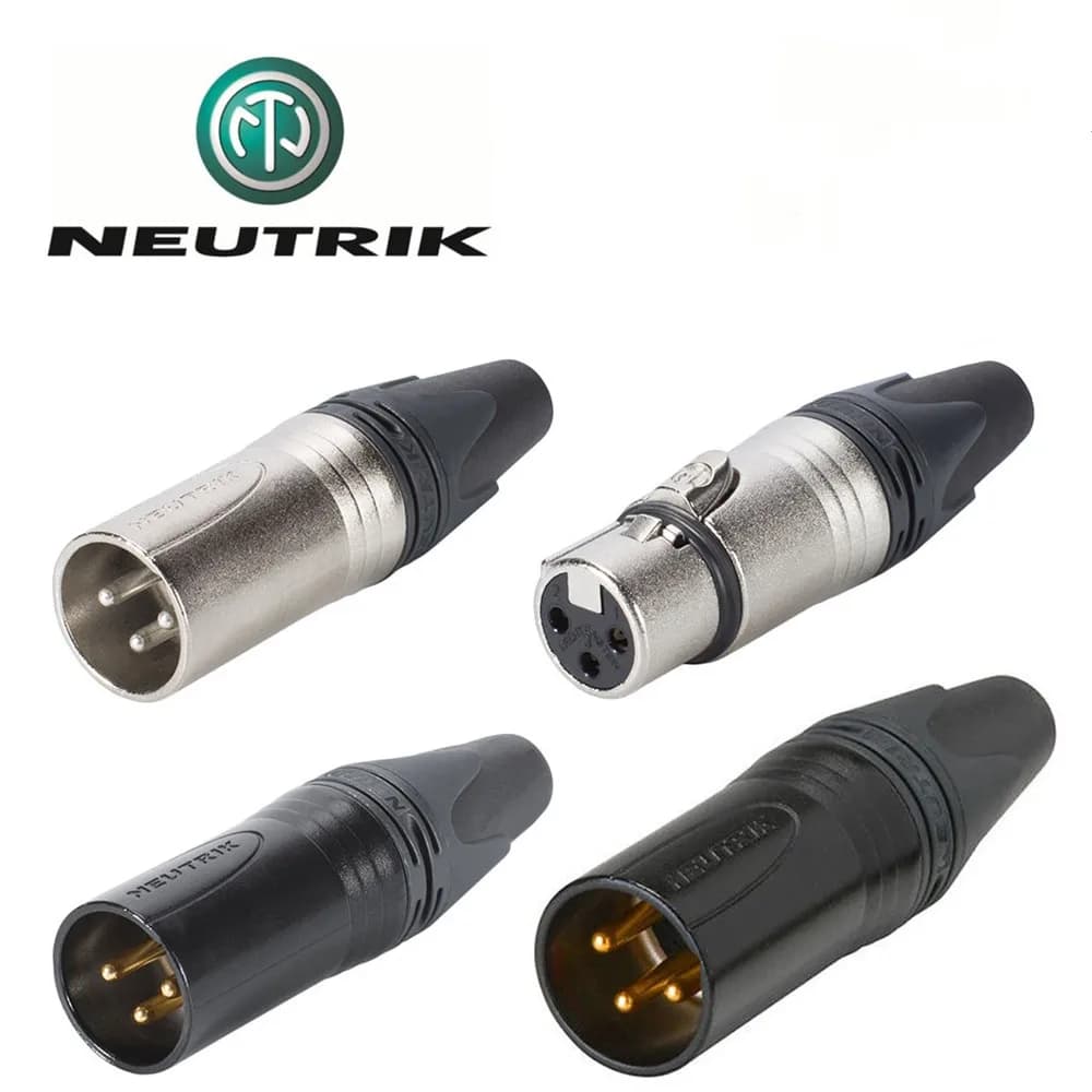 20PCS/lot FOR NEUTRIK connector 10PCS NC3MXX & 10PCS NC3FXX Male et femelle Un ensemble 3 Broches XLR Connecteur avec!