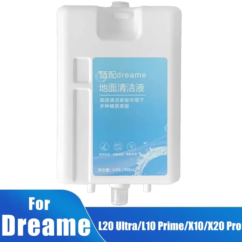 Cleaning Liquid For Dreame L20 Ultra/L10 Prime/X10/X20 Pro Plus Vacuum Cleaner, 450ML Detergent Cleaning Solution Replacement