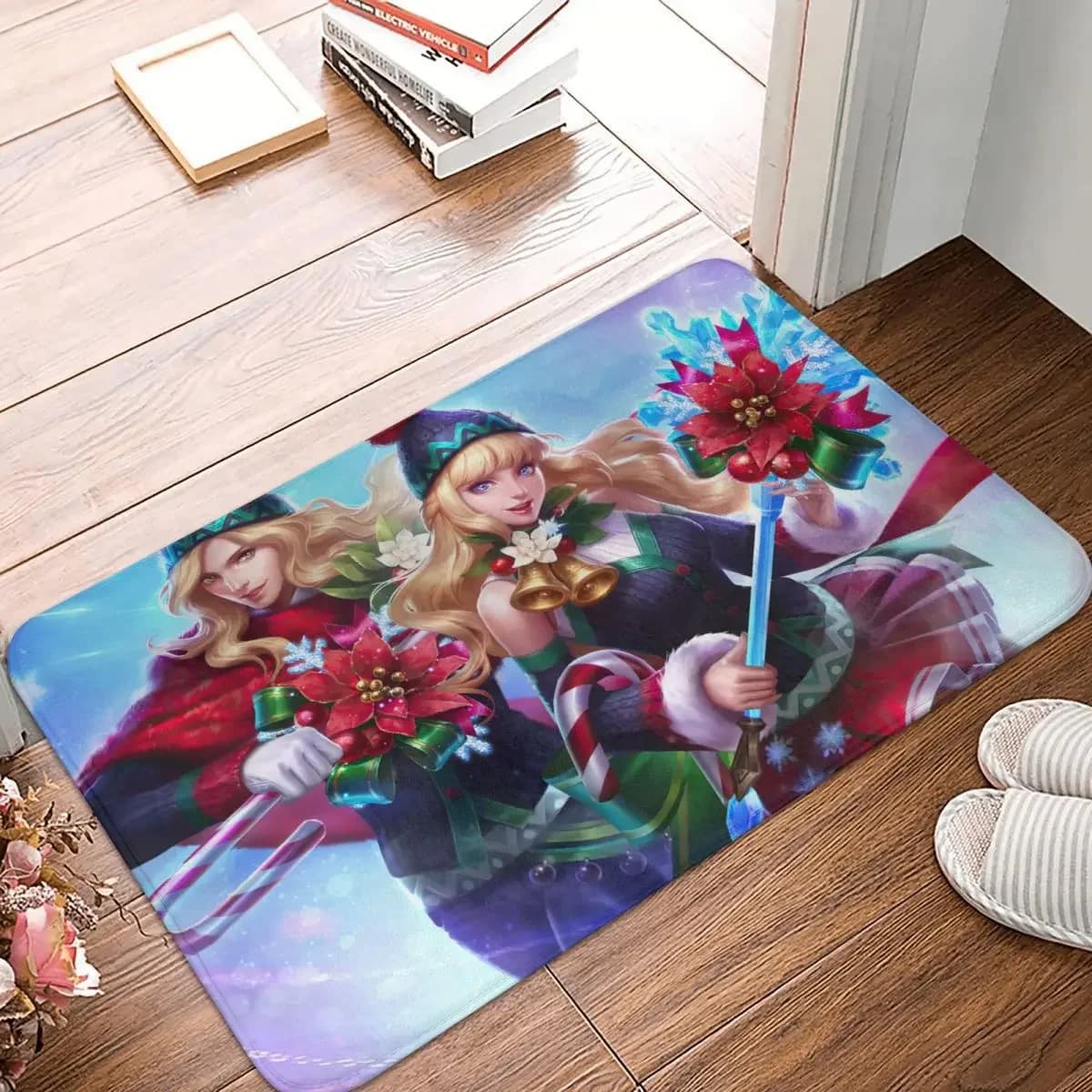 Bathroom Mat Lancelot Odette Christmas Carnival Skin Mobile Egends Rug Home Doormat Living Room Carpet Decor