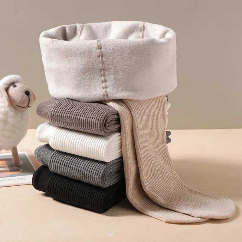 Children's Tights For Girls Winter Thick Warm Kids Girls Pantyhose Outdoor Leggings Keep Warm Plush Child Dance Tight For 2-10T