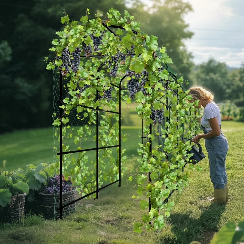 Garden Plant Climbing Frame U-Shaped Garden Trellis for Climbing Plants Vegetable