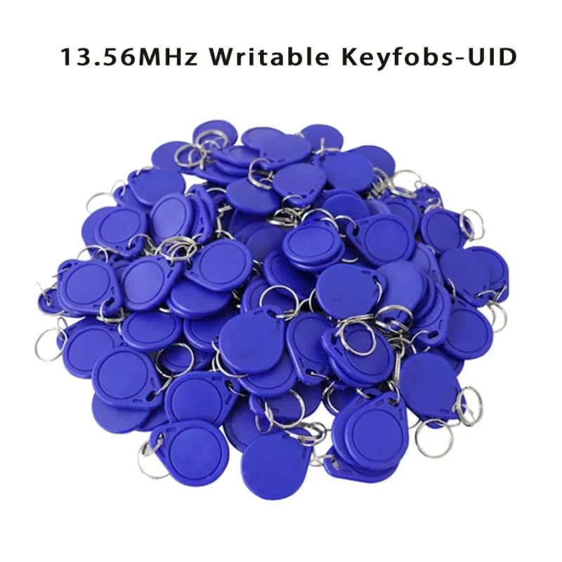 13.56MHz RFID UID Changeable Keyfobs M1 S50 Block 0 Sector Rewritable IC Keychains Door Access Control Duplicator Copy Tag Token