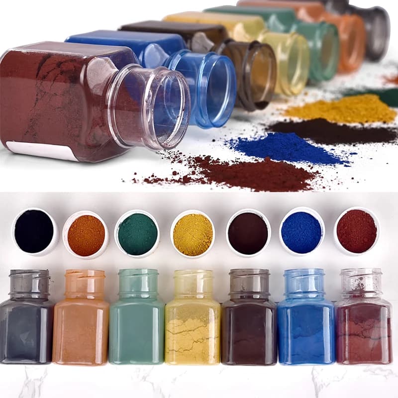 30ml Gypsum Plaster Coloring Planter Powder Gypsum Pigment Color Concrete Cement Crafts Mold Dyeing Handmade Accessories