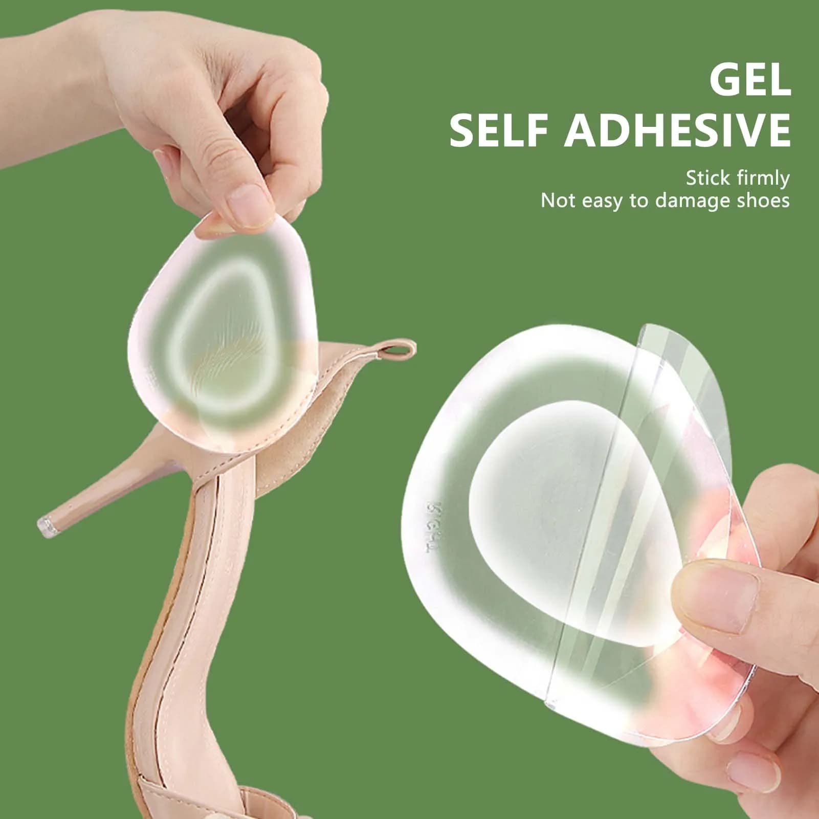 Metatarsal Pads Ball of Foot Cushions Preventing Rubbing Soft Gel Forefoot Pads for Foot Pain Relief Bunion