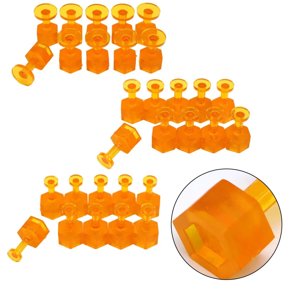 10pcs Glue Tabs Dent Removal Tools Pdr Car Dent Repair Car Dent Removal Tool Auto Paintless Dent Repair Glue Tabs For Car Body