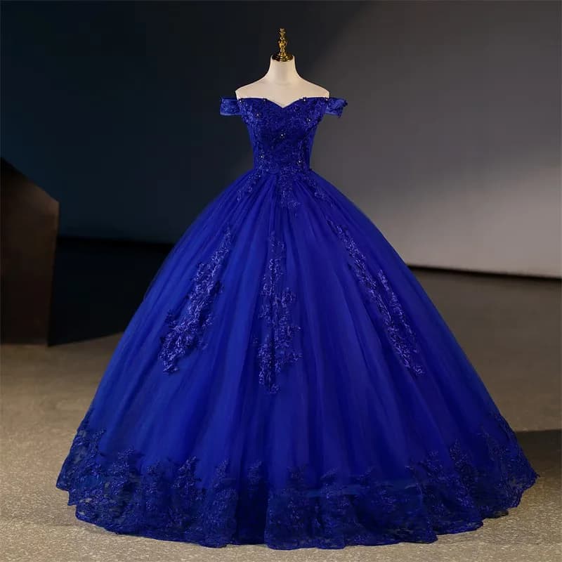 15 Quinceanera Dresses 2024 Luxury Off Shoulder Party Dress Elegant Flower Ball Gown Classic Lace 15 year old Dress customized