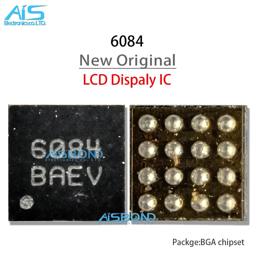 2Pcs/Lot New ISL98608II54Z-T ISL98608II54Z-TR5654 Mark 6084 LCD Display IC For Samsung Power Supply Chip BGA16