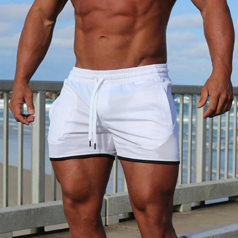ADED Summer Men Sports Shorts Fitness Basketball Beach Pants Mesh Breathable Bodybuilding Gym Training Shorts Men's Sweatpants