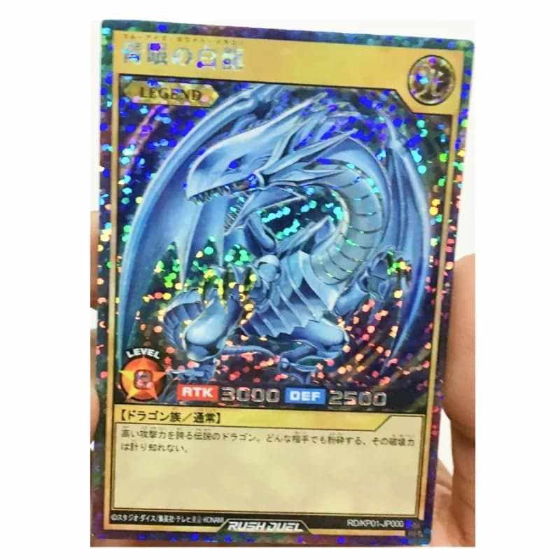 Yu Gi Oh Rush Duel KP01-JP000 Blue Eyes White Dragon DIY Toys Hobbies Hobby Collectibles Game Collection Anime Cards