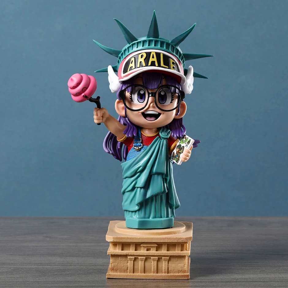 The Goddess of Liberty Arale Figure Model Desktop Ornaments Collectibles Toy Gift