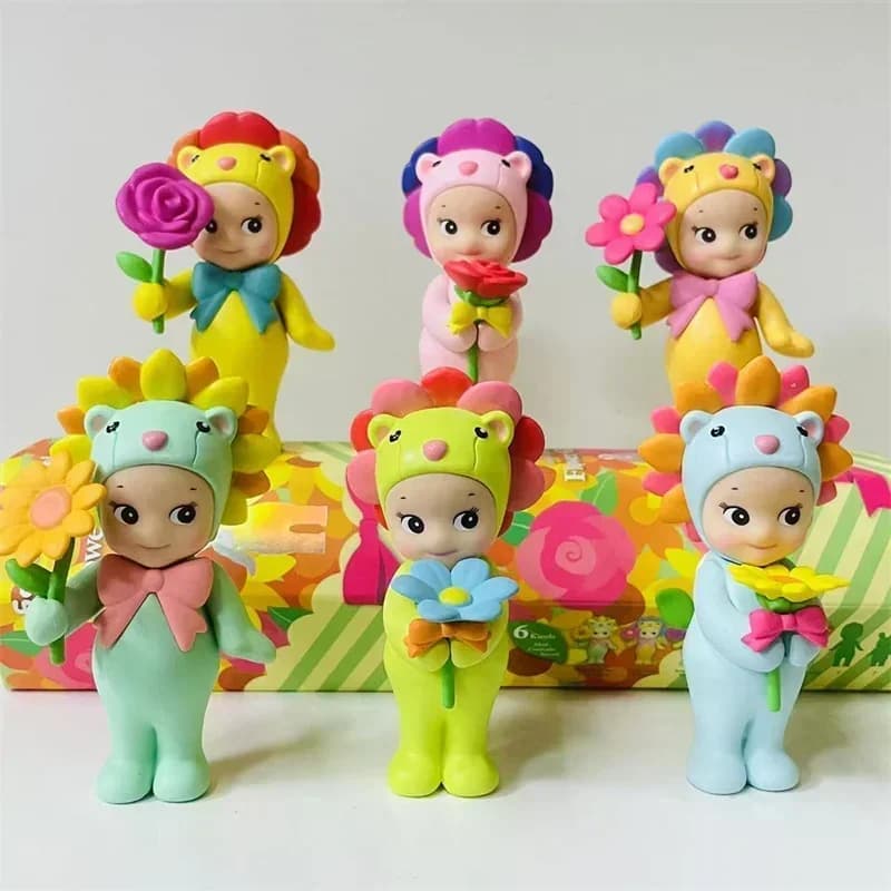 New Sonny Angel Blind Box Flower Series Mini Anime Figures Ornaments Dolls Fans Children Gifts