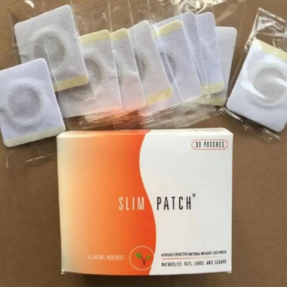 30PCS Slimming Patches Fast Lose Weight Belly Slim Patch Burning Fat Detox Abdominal Detoxification Defecation Navel Stickers