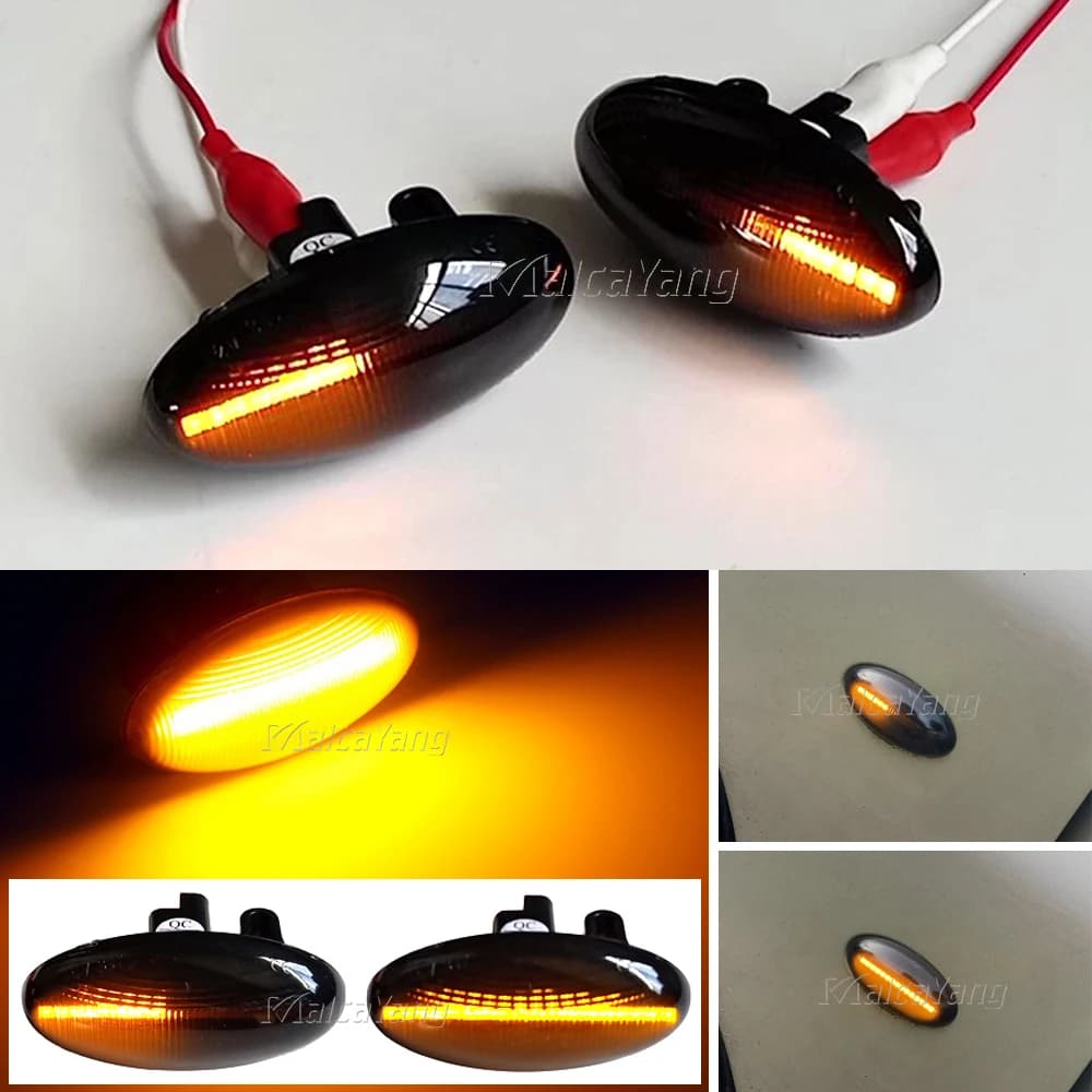 LED Turn Signal Side Marker Lights Blinker Lamp For Citroen Berlingo Xsara Picasso Jumpy Elysee Crosser Dispatch C1 C2 C3 C4 C5