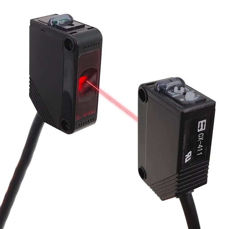 Red LED photoelectric switch CX-411 NPN PNP proximity switch reflective sensor CX-412