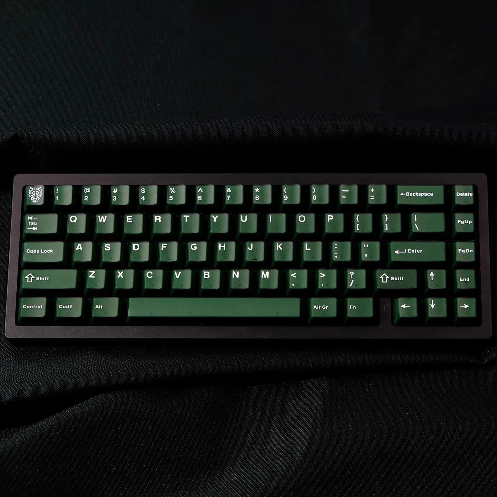 ABS two-color semi-transparent white marble emerald Klein blue pyga keycaps Original factory-adapted mechanical keyboard