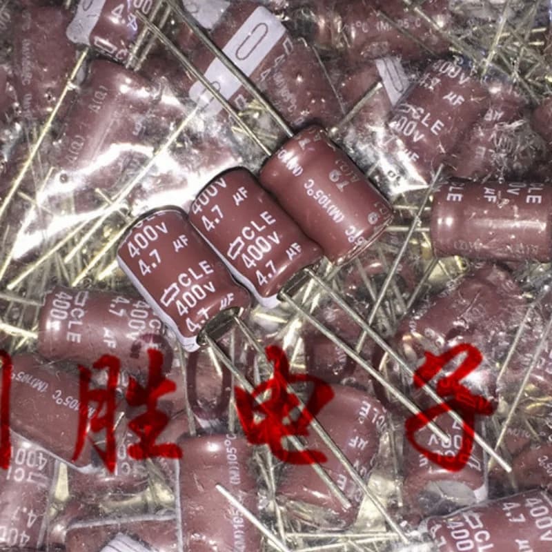 20PCS 4.7UF 400V Black Diamond Electrolytic Capacitor 400V 4.7UF 8X12 CLE 105 degrees