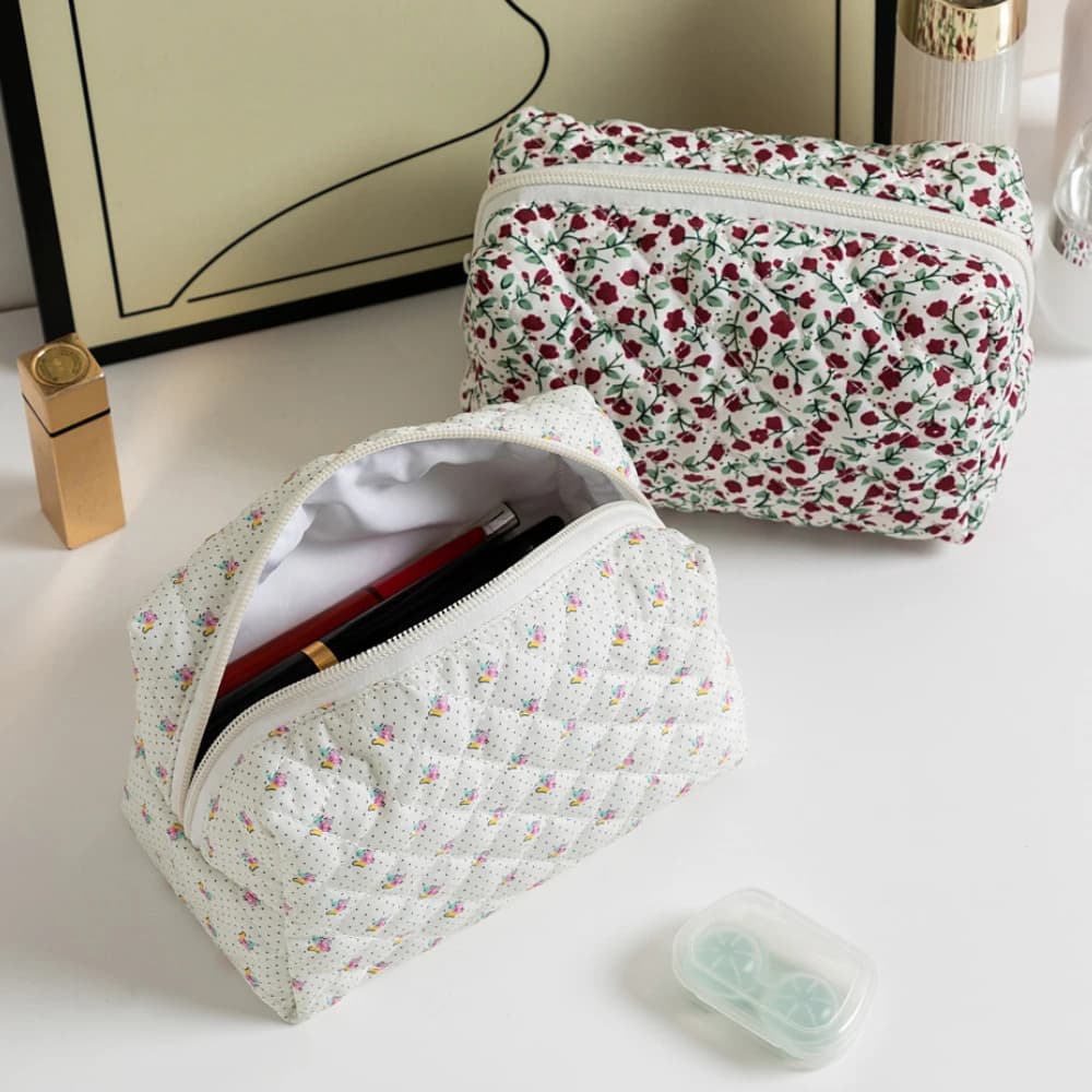 Large Capacity Women's Cosmetic Bags Cases Casual Ladies Small Storage Bag with Zipper Female Travel Clutch Bag Small Handbags
