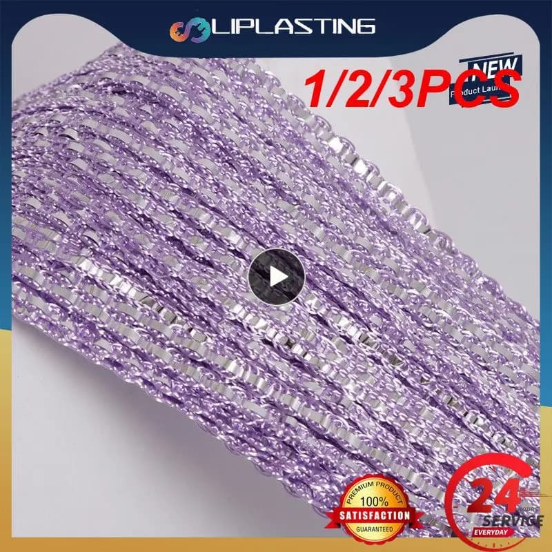 1/2/3PCS Window Door Divider Drape Beautifully Designed Easy To Install Crystal Curtain Valance Sparkling Stylish 100x200cm