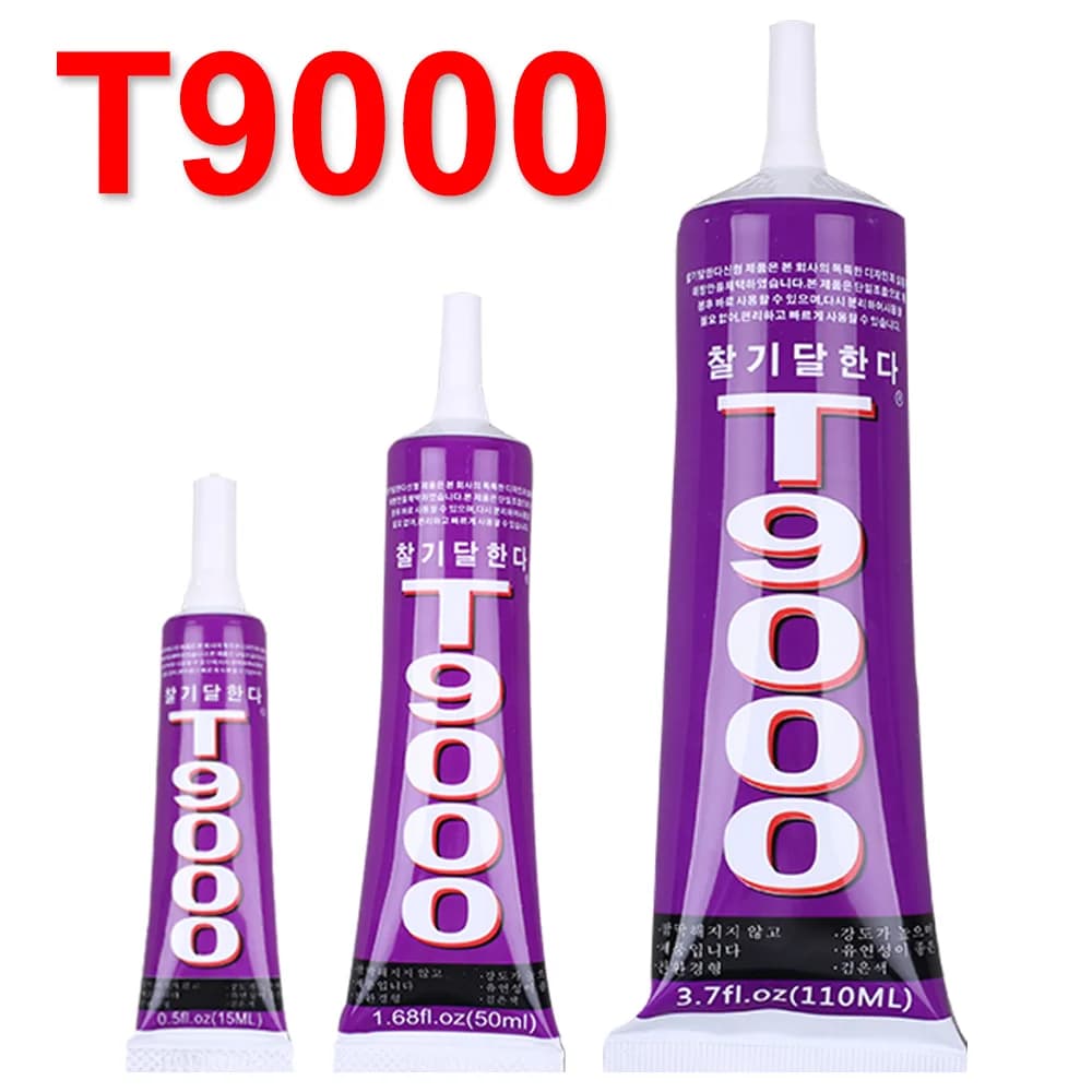 15/50/110ML T9000 Clear Glue Mobile Phone Watch Jewelry Repair Contact Adhesive Waterproof Leather Textile Fabric Cloth Sealant