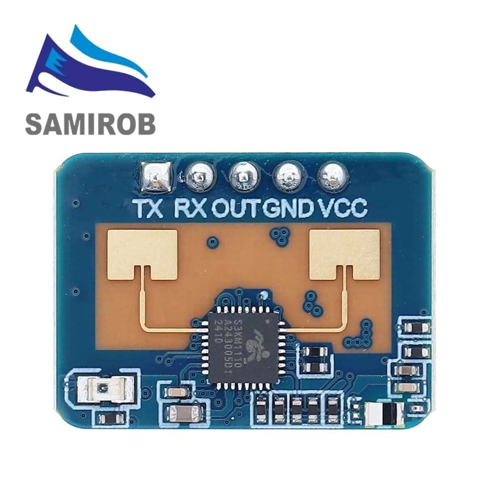 LD2410C 24GHz Human Presence Sensor FMCW Wave Radar Induction Module Body Heartbeat Detection Sensors High Accuracy