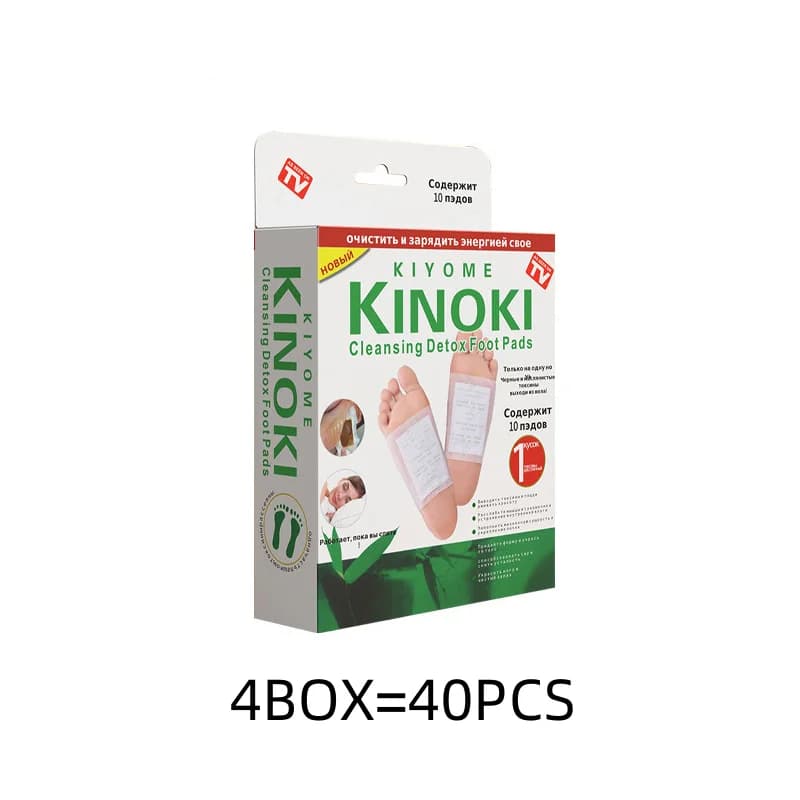 40pcs /box To Improve Sleep Dehumidification Foot Stick Wormwood, Bamboo Vinegar, Ginger Relieve Fatigue Foot Stick