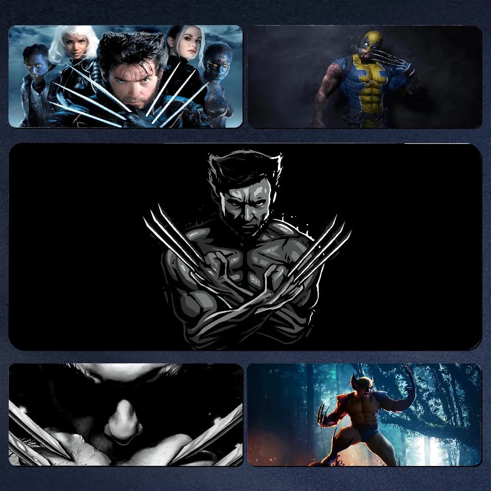 Cool W-Wolverine Mousepad Large Gaming Mouse Pad LockEdge Thickened Computer Keyboard Table Desk Mat