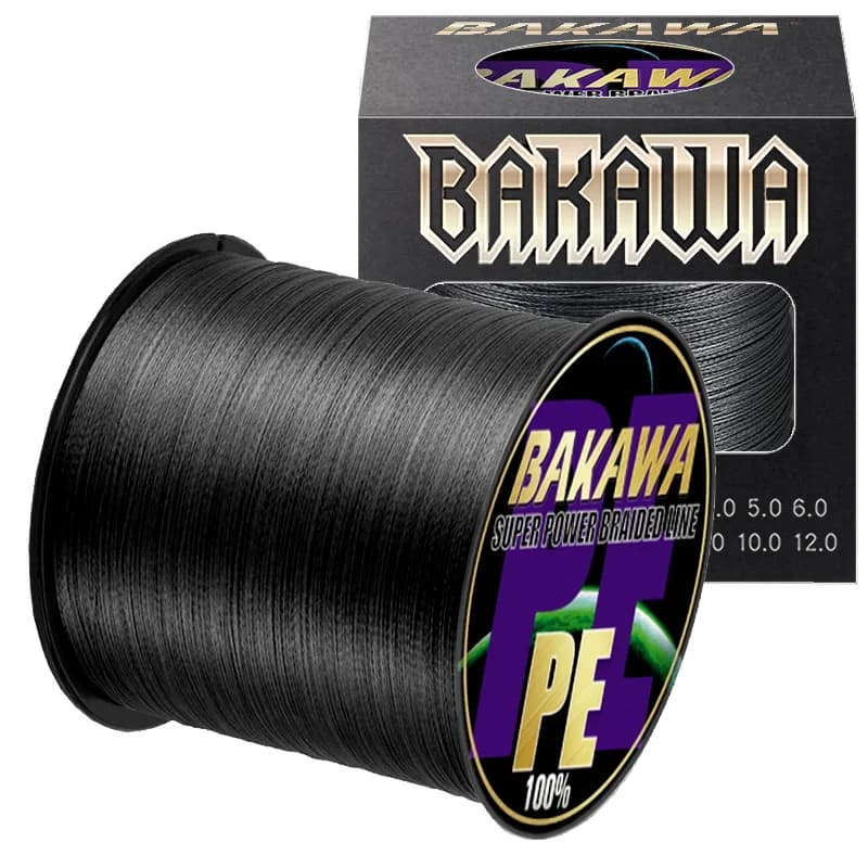 BAKAWA 4 Strands Braided Fishing Lines Multifilament Pesca 100M 300M 500M 1000M Carp Wire Japan Abrasion Resistant Pe Line