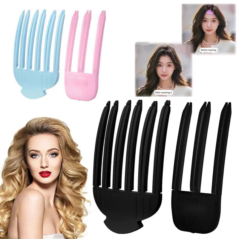 Fluffy Hair Roots Clip Korean Style High Skull Top Artifact Bangs Hair Tools Roots Clip Hairpin Styling High Seamless Pad Curly