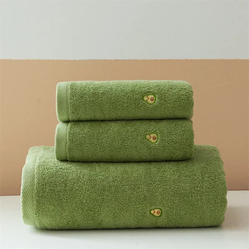 Towel Set Embroidery Cotton Bath Towel Adult Soft Bath Towels Bathroom Sets Large Beach Towel Luxury Hotel Spa Towels For Home