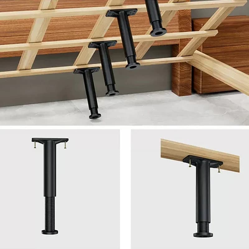 Beam support foot telescopic adjustable bed strengthened plastic furniture feet sofa feet bed bottom load-bearing bracket