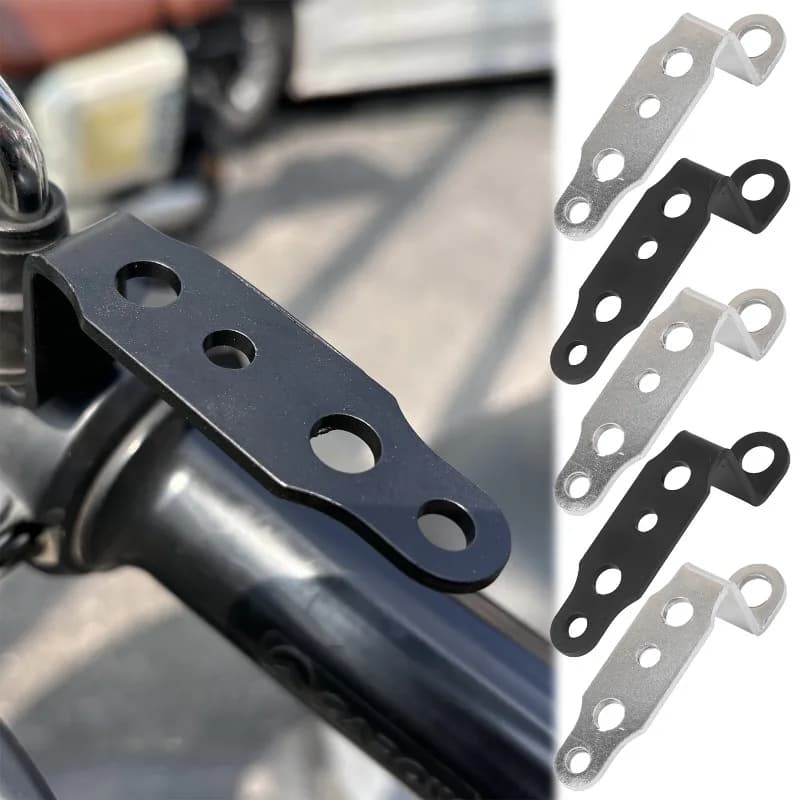Stainless Steel Motorcycle Modification Accessories Bracket Head Light Brackets Rearview Mirror Lamp Bracket Extension Bracket