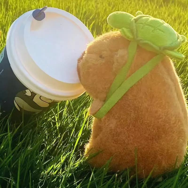 Capybara Plush Simulation Capibara Anime Fluffty Toy Kawaii Plushie Cute Doll Stuffed Animals Soft Doll Plush Gift Kid Toys